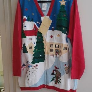 BEAUTIFUL CHRISTMAS SWEATER  NWT